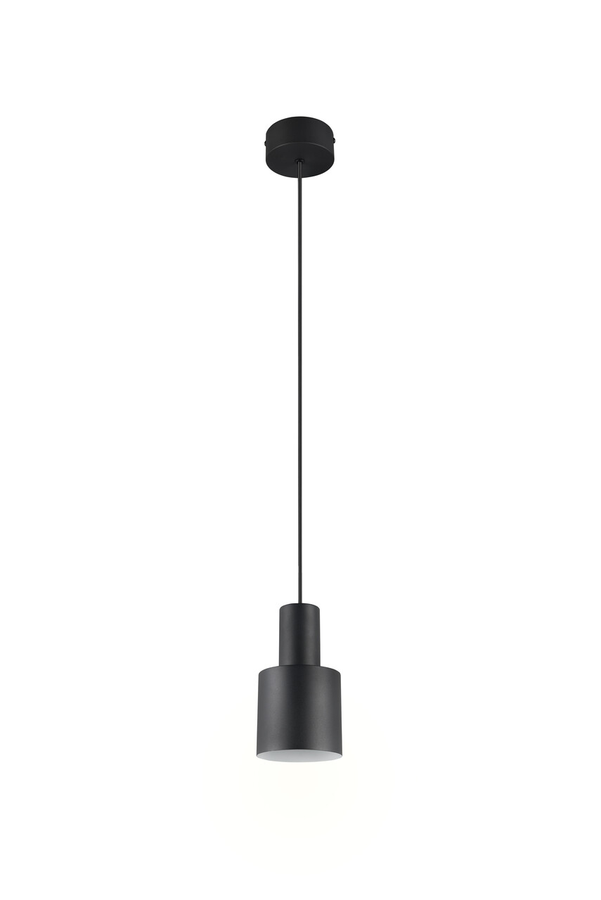 Lustra Agudo, TRIO, 12x150 cm, 10W, 1x E27, metal, negru mat - imagine 6
